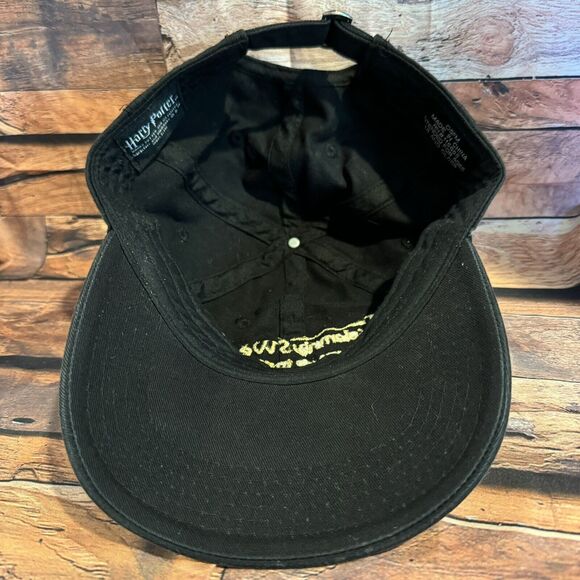 Harry Potter "I Solemnly Swear" Black Adjustable Baseball Cap Hat Marauder Fan - Picture 6 of 8